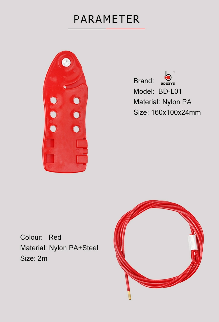 Impact Nylon Economic Cable Lockout with Ce Certificate