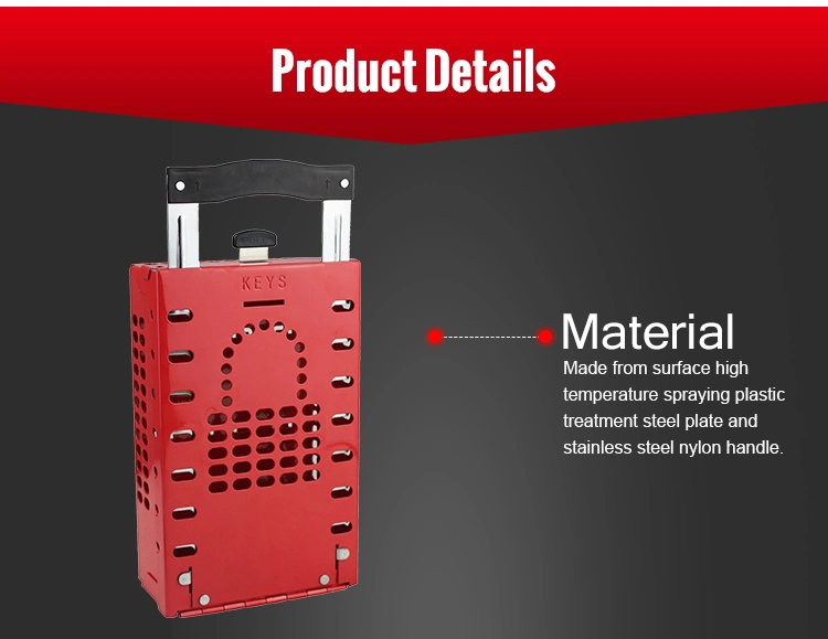 Lockey Portable Metal Group Safety Lockout Kit Lockout Box