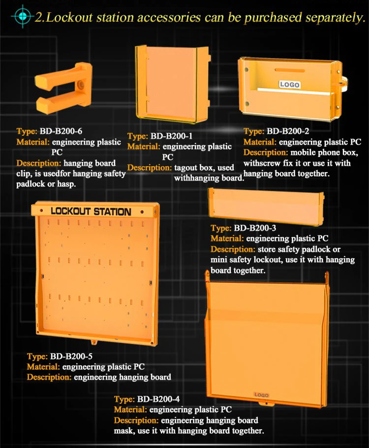 Safety Lockout Station Without Mask