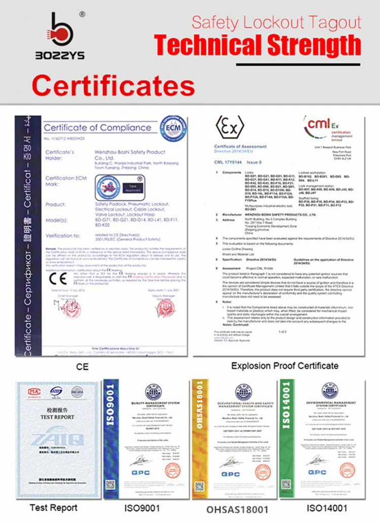 Cable Lockout with Stainless Steel Cable or Nylon Cable