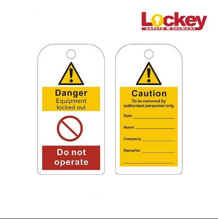 Loto Industrial Danger Caution Lockout Tagout Safety Warning Tag