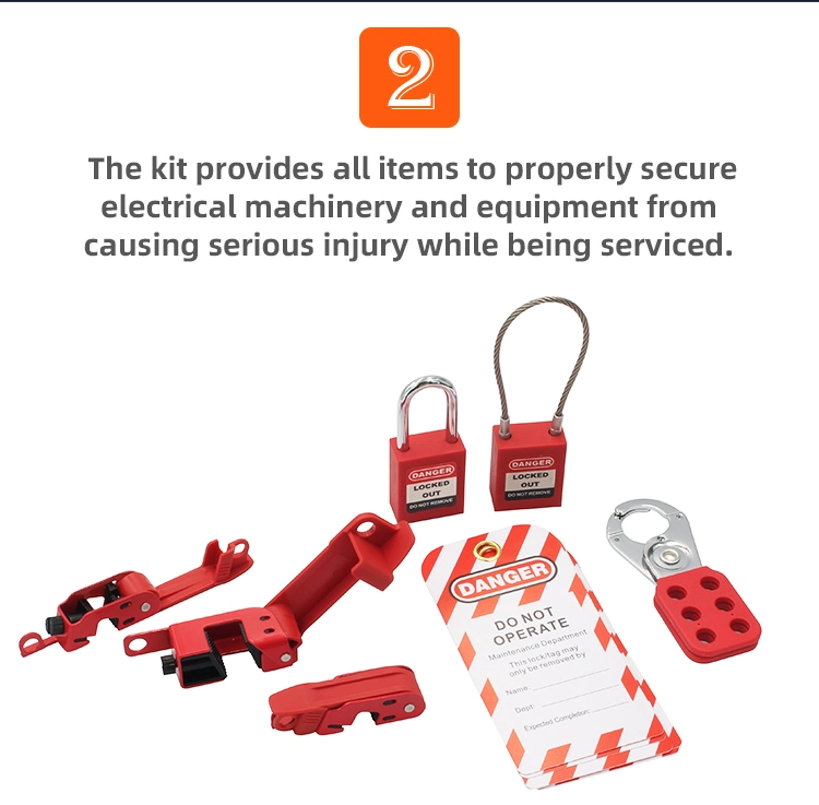 Manufacturer Loto Safety Lockout Kit with Lockout Bag