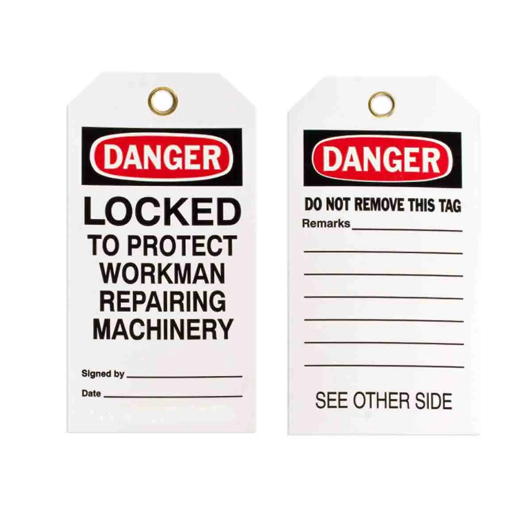 Do Not Operate Danger Hand Tag PVC Plastic Lockout Tags