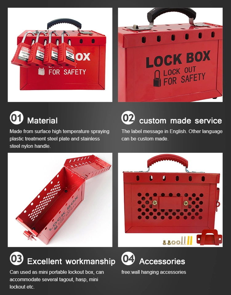 Prolockey/Lockey Safety Professional OEM High Security Portable Group Lockout Box