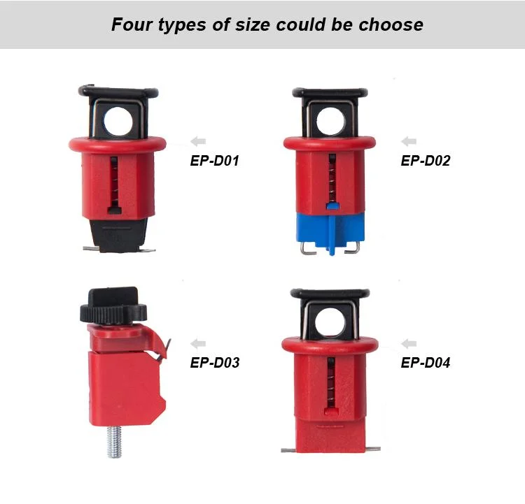 Nylon Durable Electrical Circuit Breaker Safety Lockout Without Installation Tool